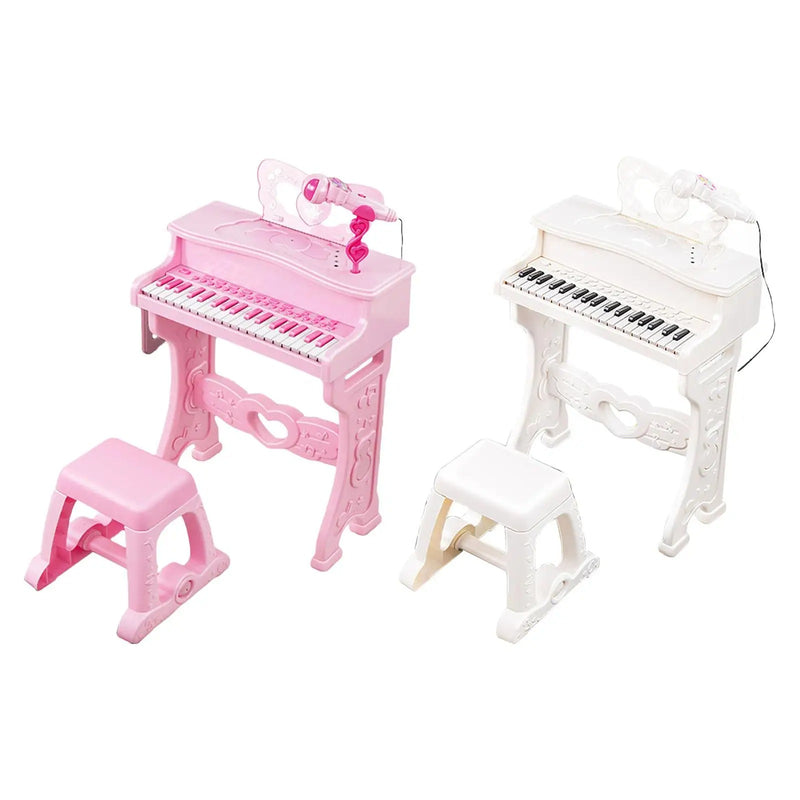 🎹 SuperKids Grand Piano Deluxe™ + Microfone + Banquinho + Brinde Surpresa!