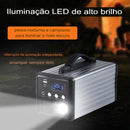 🔋 PowerKnup 220W – Gerador Portátil com Bateria Solar + Cabo USB Universal Grátis!