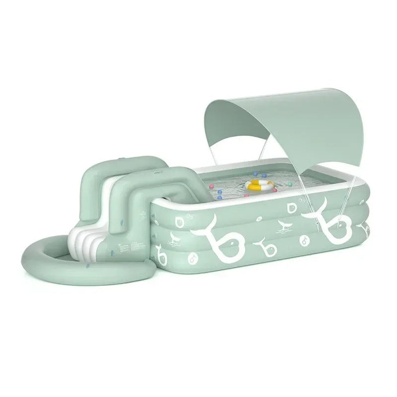 🌊 SplashFun Deluxe – Piscina Inflável Familiar + Bônus Exclusivo! 🎁