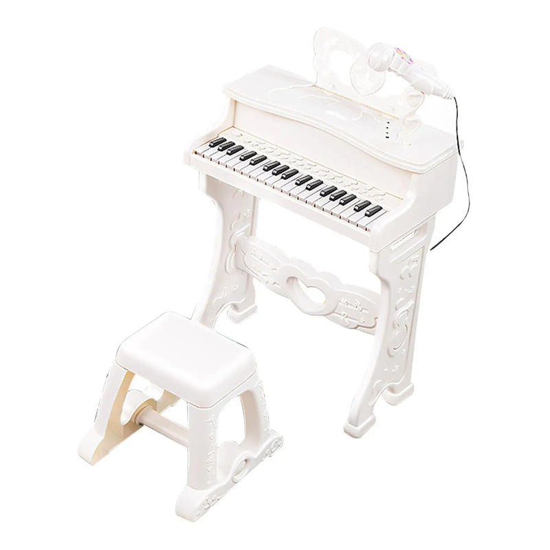 🎹 SuperKids Grand Piano Deluxe™ + Microfone + Banquinho + Brinde Surpresa!