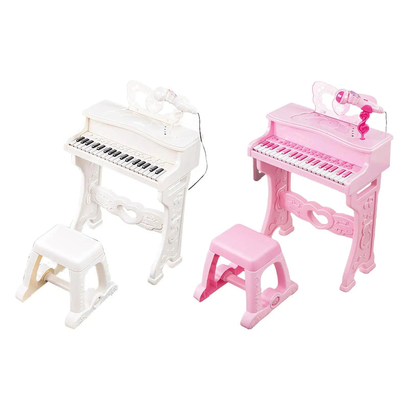 🎹 SuperKids Grand Piano Deluxe™ + Microfone + Banquinho + Brinde Surpresa!