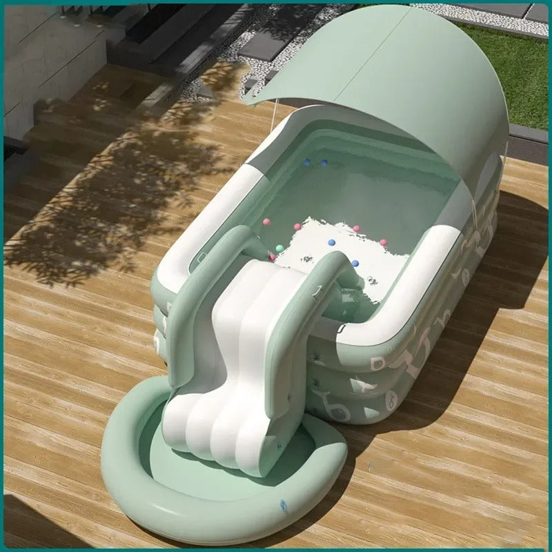 🌊 SplashFun Deluxe – Piscina Inflável Familiar + Bônus Exclusivo! 🎁