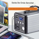 🔋 PowerKnup 220W – Gerador Portátil com Bateria Solar + Cabo USB Universal Grátis!