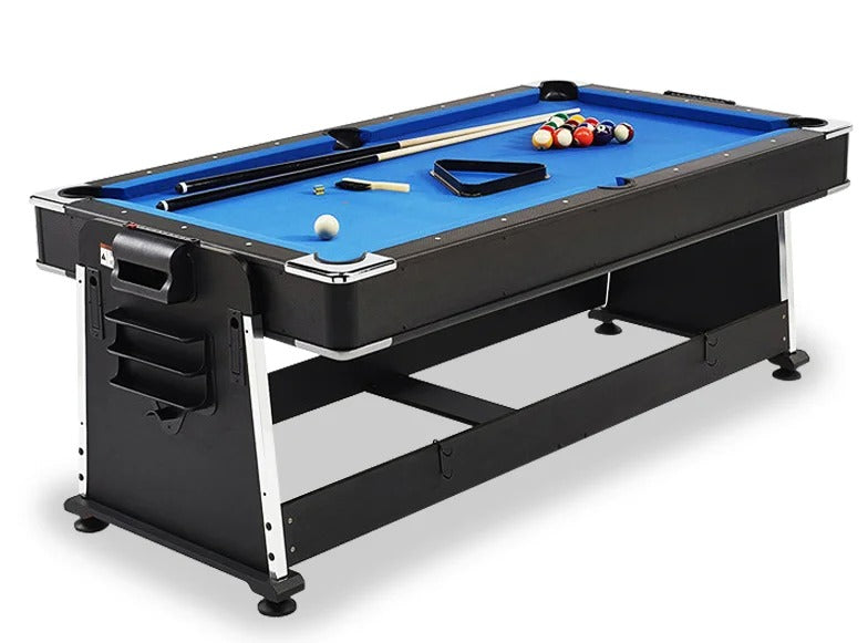 FunMaster 4X™ – Bilhar + Ping Pong + Hockey + Mesa Tudo-em-1