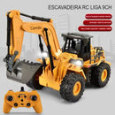 🚜 Mega Escavadeira Titan RC™ – Engenharia Pesada em Suas Mãos + Capacete Infantil de Engenheiro 🎁