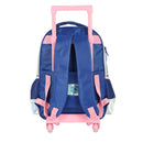 Kit Mochila com Lancheira e Estojo Stitch Prata Holografica