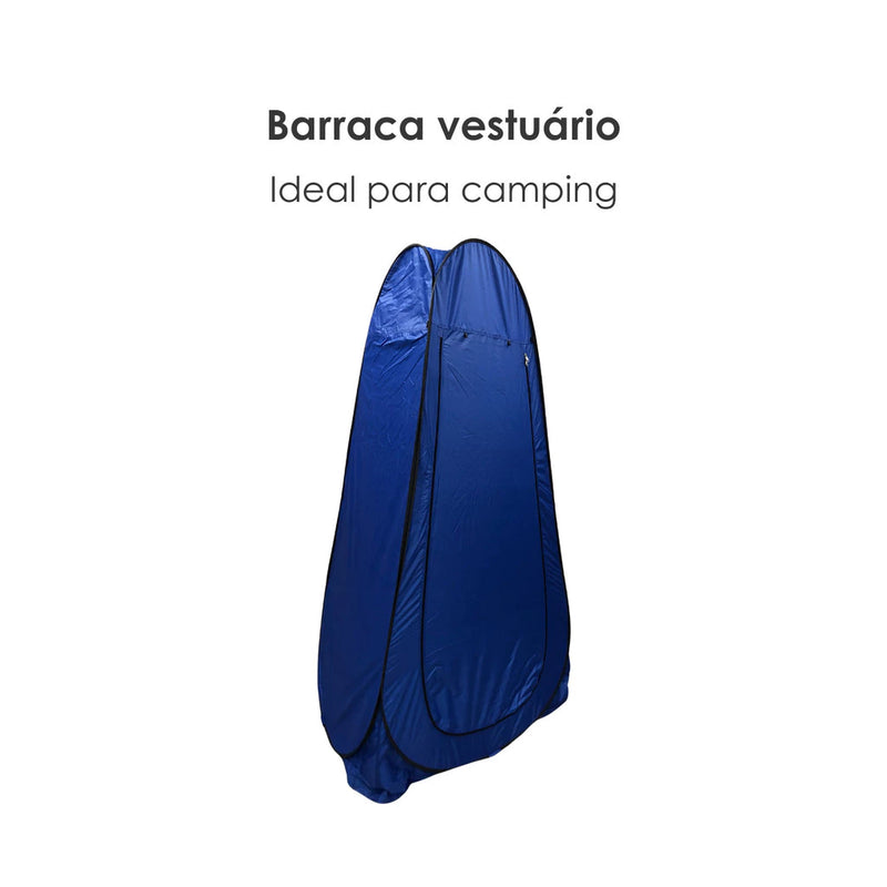 Tenda Camping Privativa + Chuveiro Portátil – Seu Banheiro Completo ao Ar Livre!