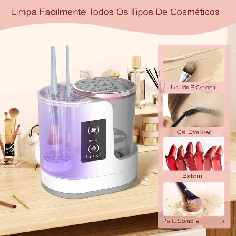 Limpador De Pincel De Maquiagem 3 Em 1 |