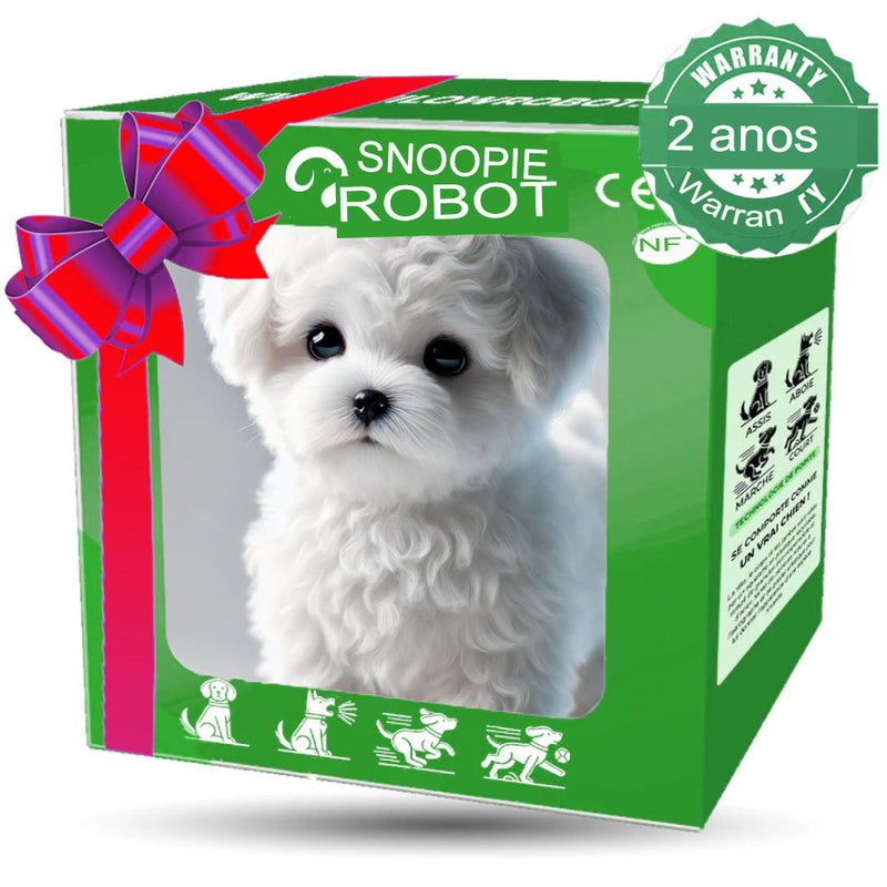 Snoopie - Meu Filhote Robô Realista [ MALA PET DE BRINDE ]