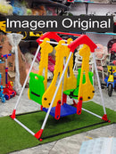 🏆 Baby Gira Play – Gangorra Dupla UltraSegura com Tema Safari