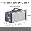 🔋 PowerKnup 220W – Gerador Portátil com Bateria Solar + Cabo USB Universal Grátis!